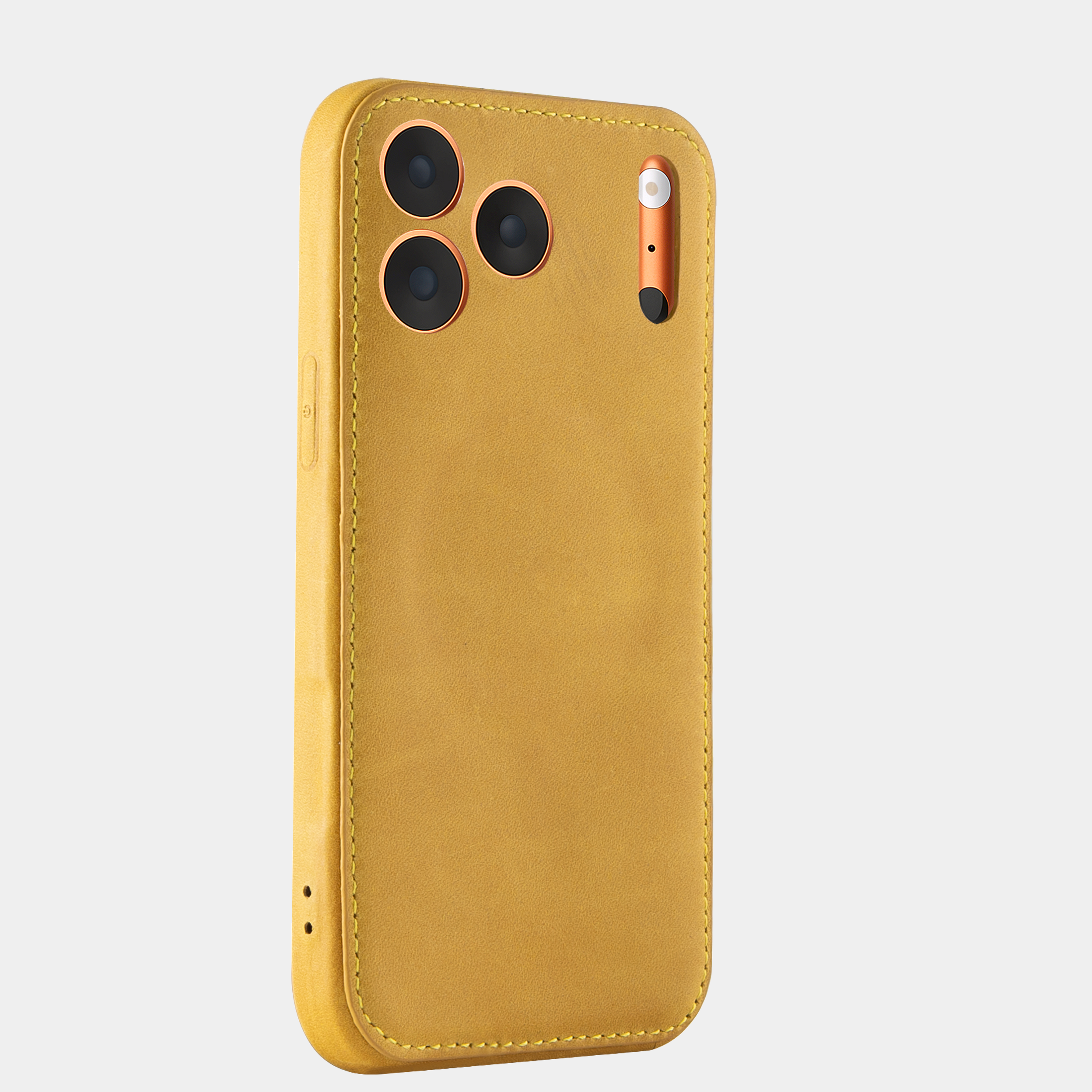 Honey Tan Vegetable-Tanned Leather iPhone Case