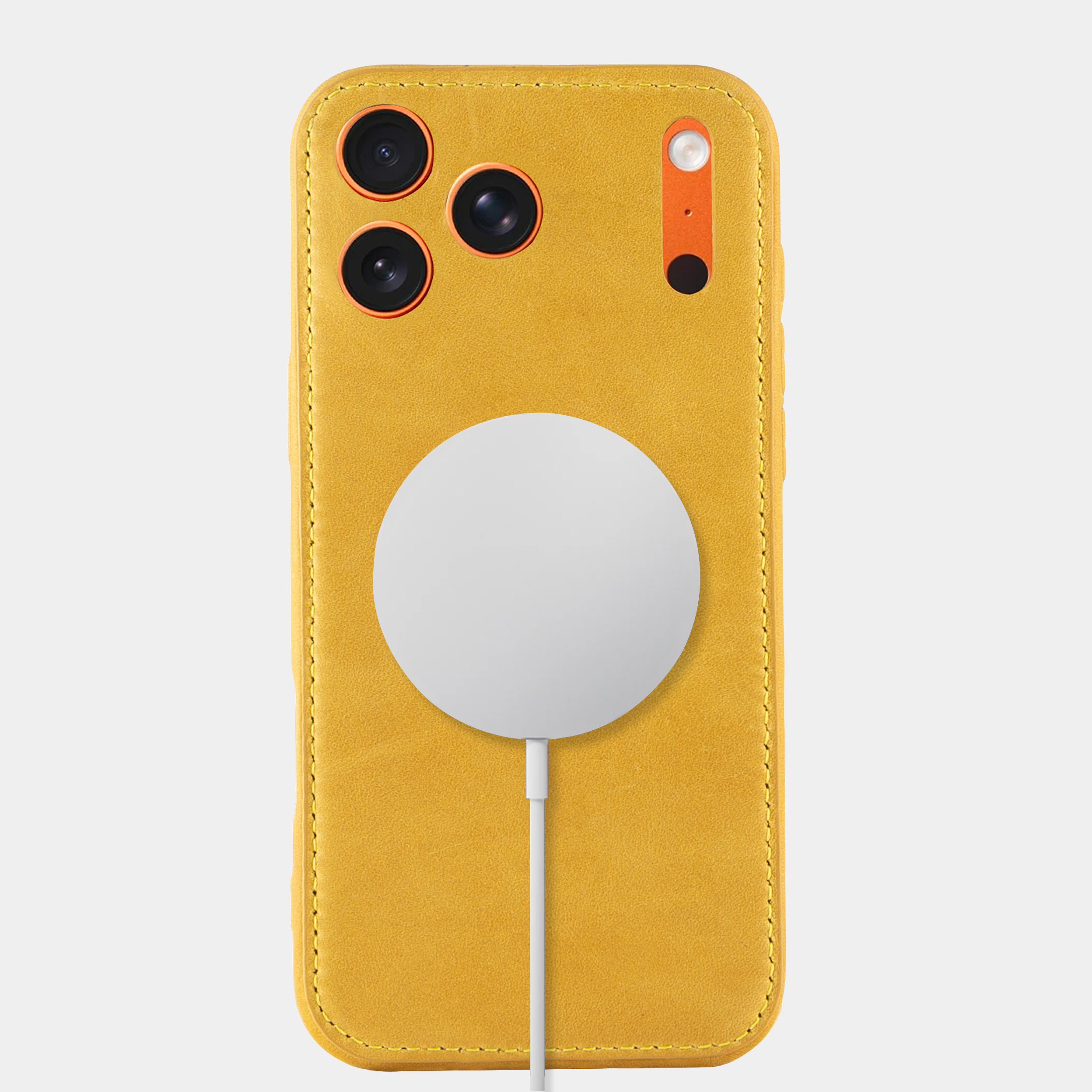 Honey Tan Vegetable-Tanned Leather iPhone Case