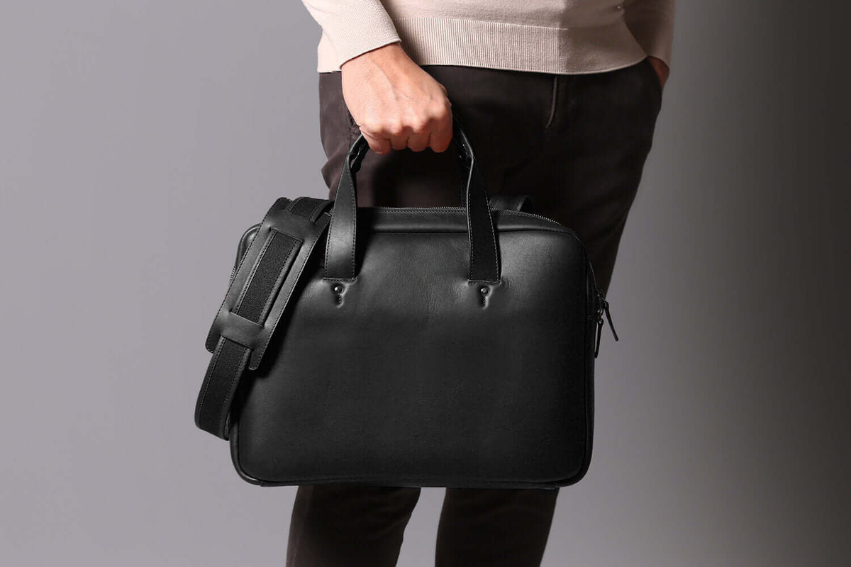 KAKAVY Everyday Leather Briefcase — product view 10