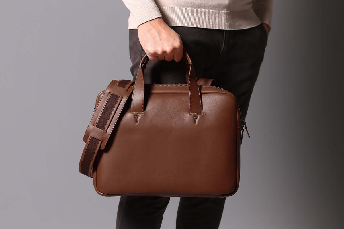 KAKAVY Everyday Leather Briefcase — product view 17