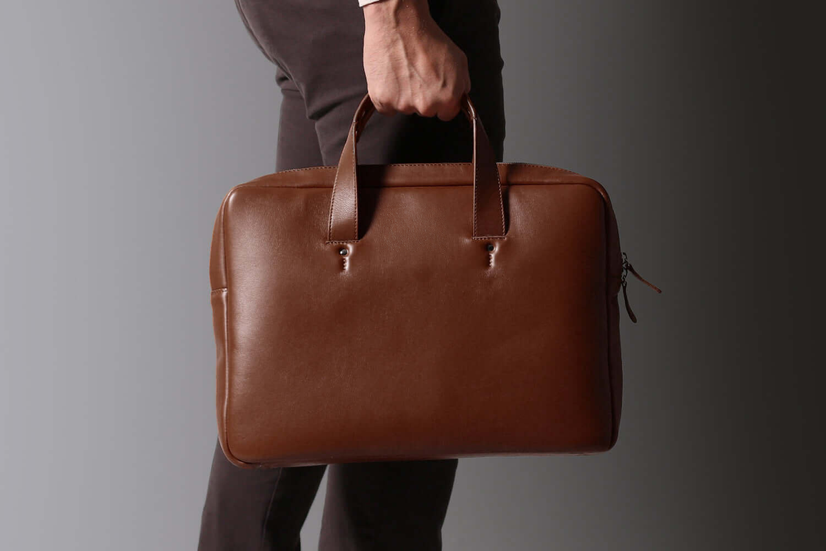 KAKAVY Everyday Leather Briefcase — product view 19