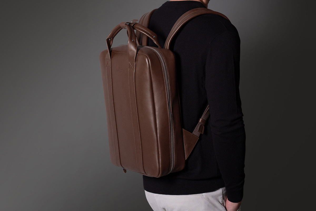 KAKAVY Leather Backpack — product view 13