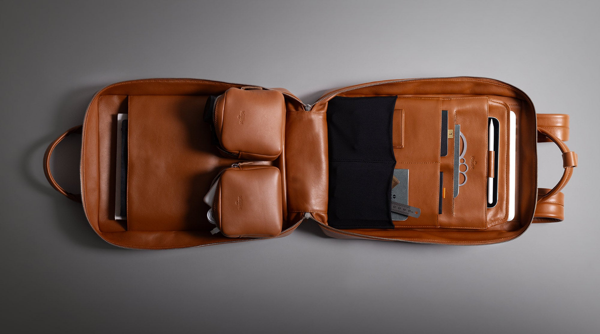 KAKAVY Leather Backpack — feature detail 17