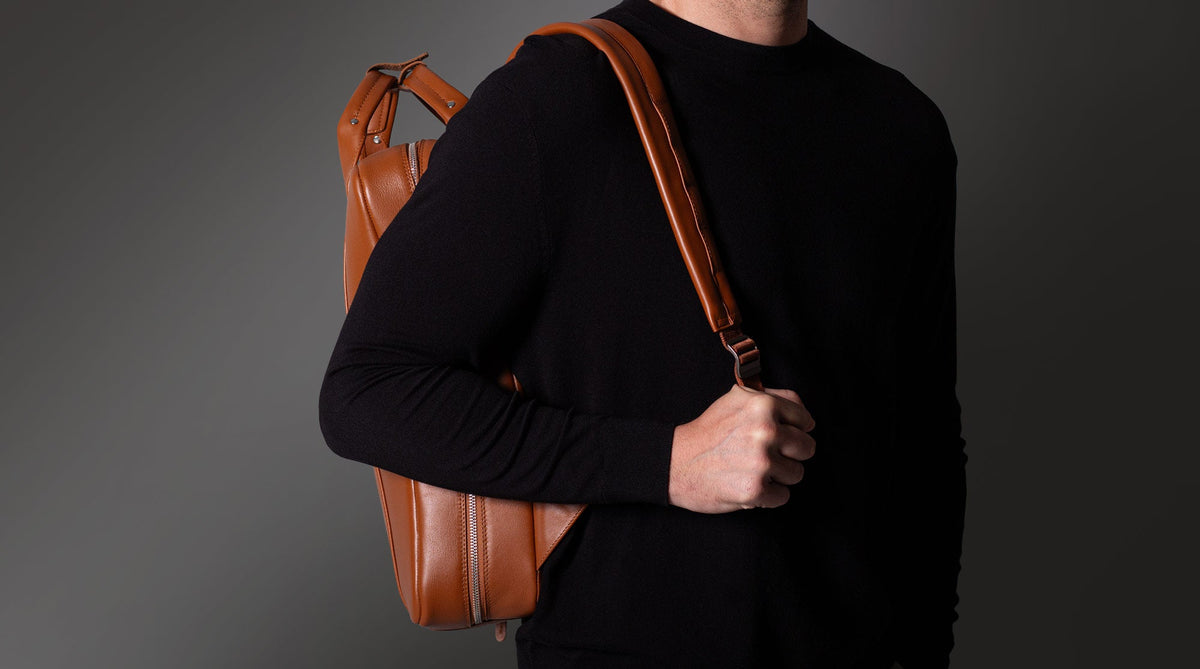 KAKAVY Leather Backpack — feature detail 20