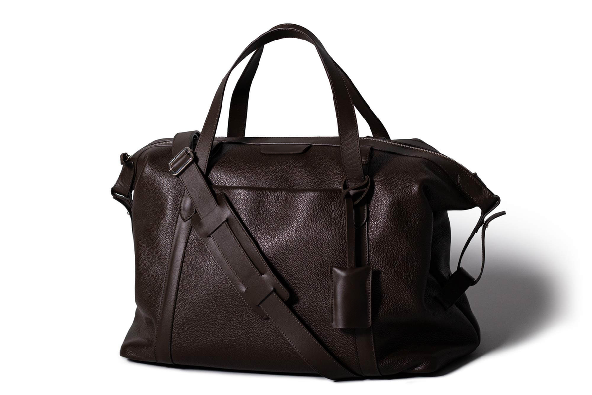 KAKAVY Leather Overnight Bag — product view 1