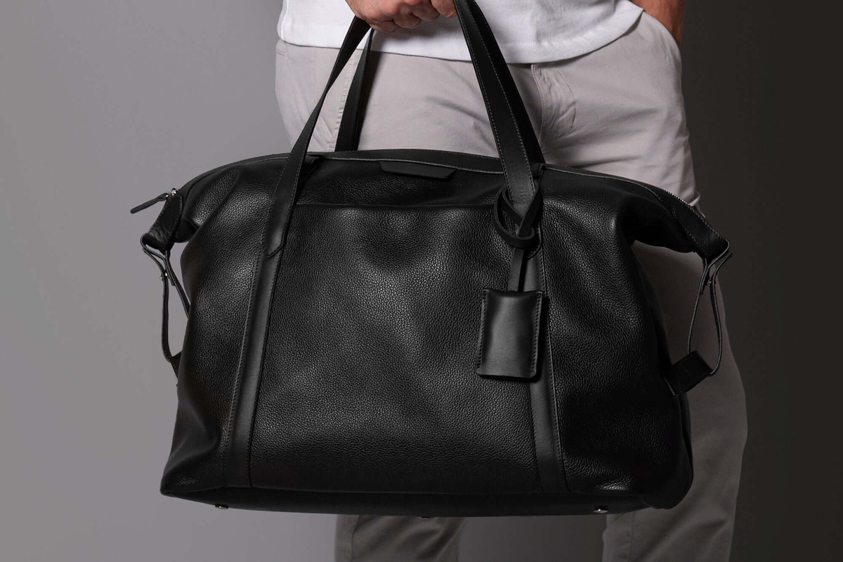 KAKAVY Leather Overnight Bag — product view 9