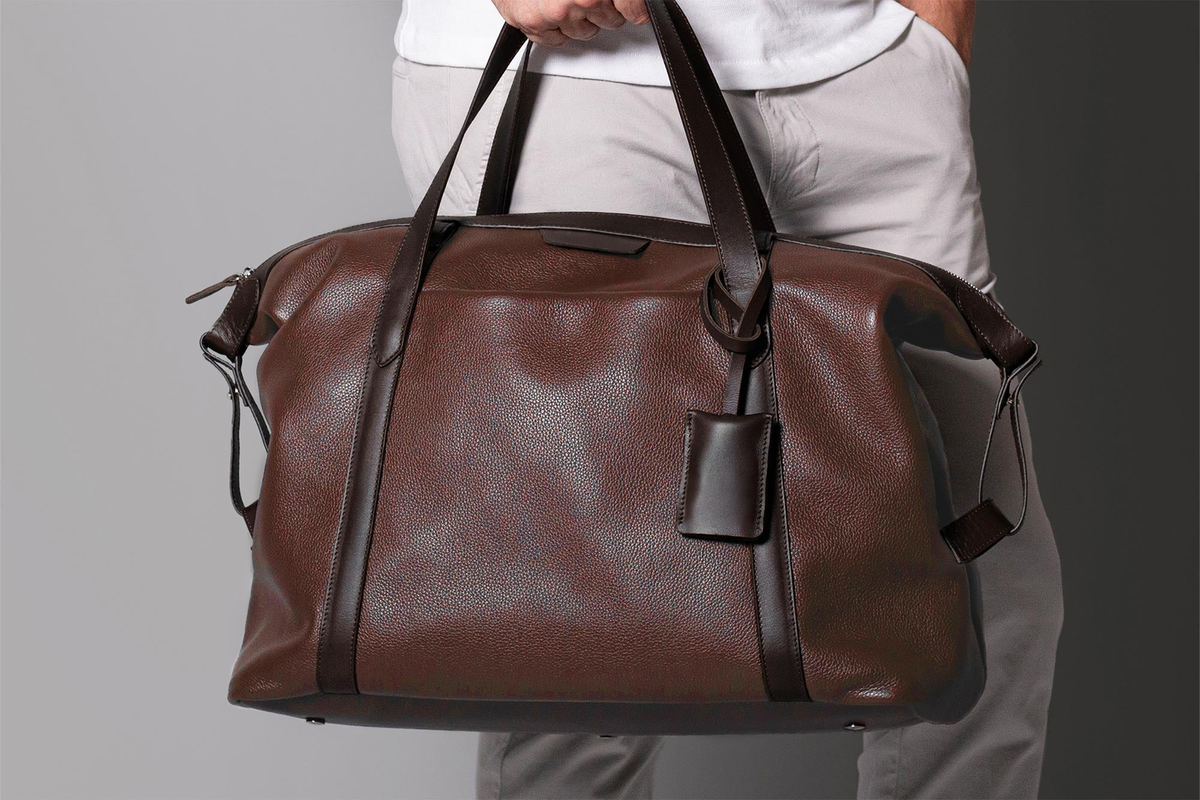 KAKAVY Leather Overnight Bag — product view 13