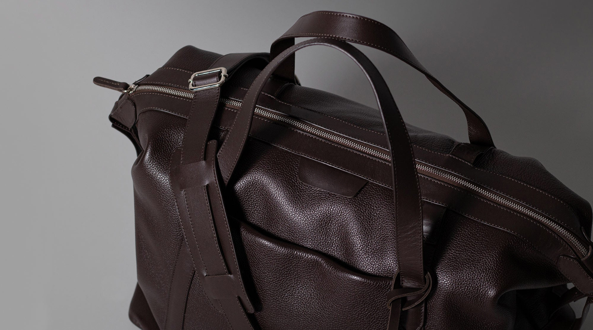 KAKAVY Leather Overnight Bag — feature detail 19