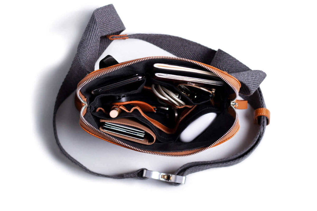 KAKAVY Leather Sling Bag — product view 4