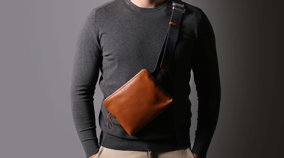 KAKAVY Leather Sling Bag — feature detail 26
