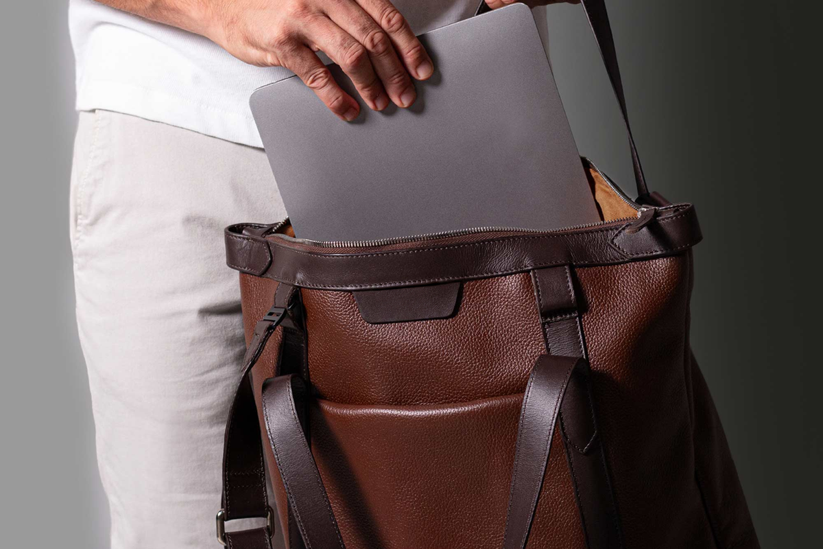 KAKAVY Leather Tote Bag — product view 6
