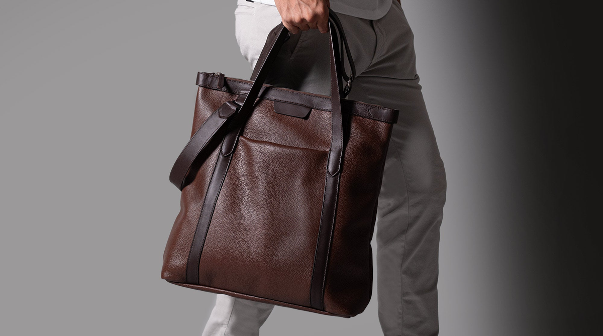 KAKAVY Leather Tote Bag — feature detail 19