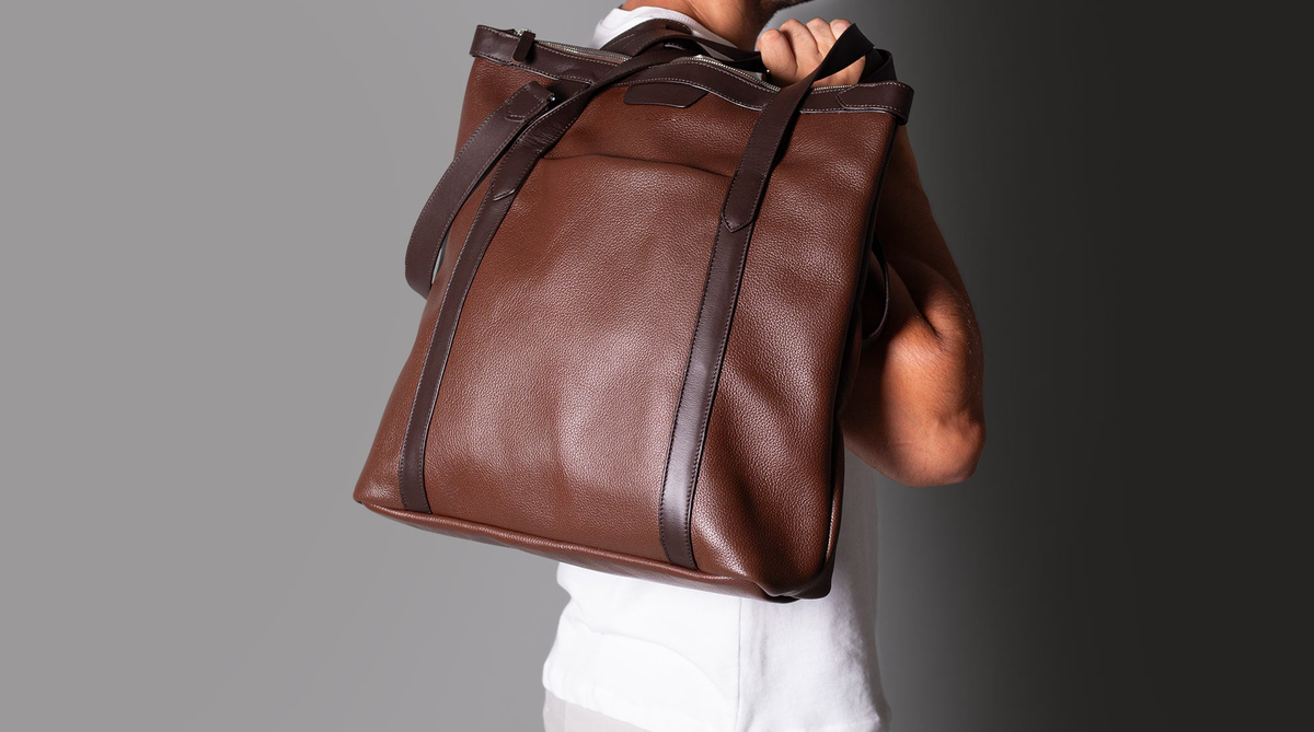 KAKAVY Leather Tote Bag — feature detail 23