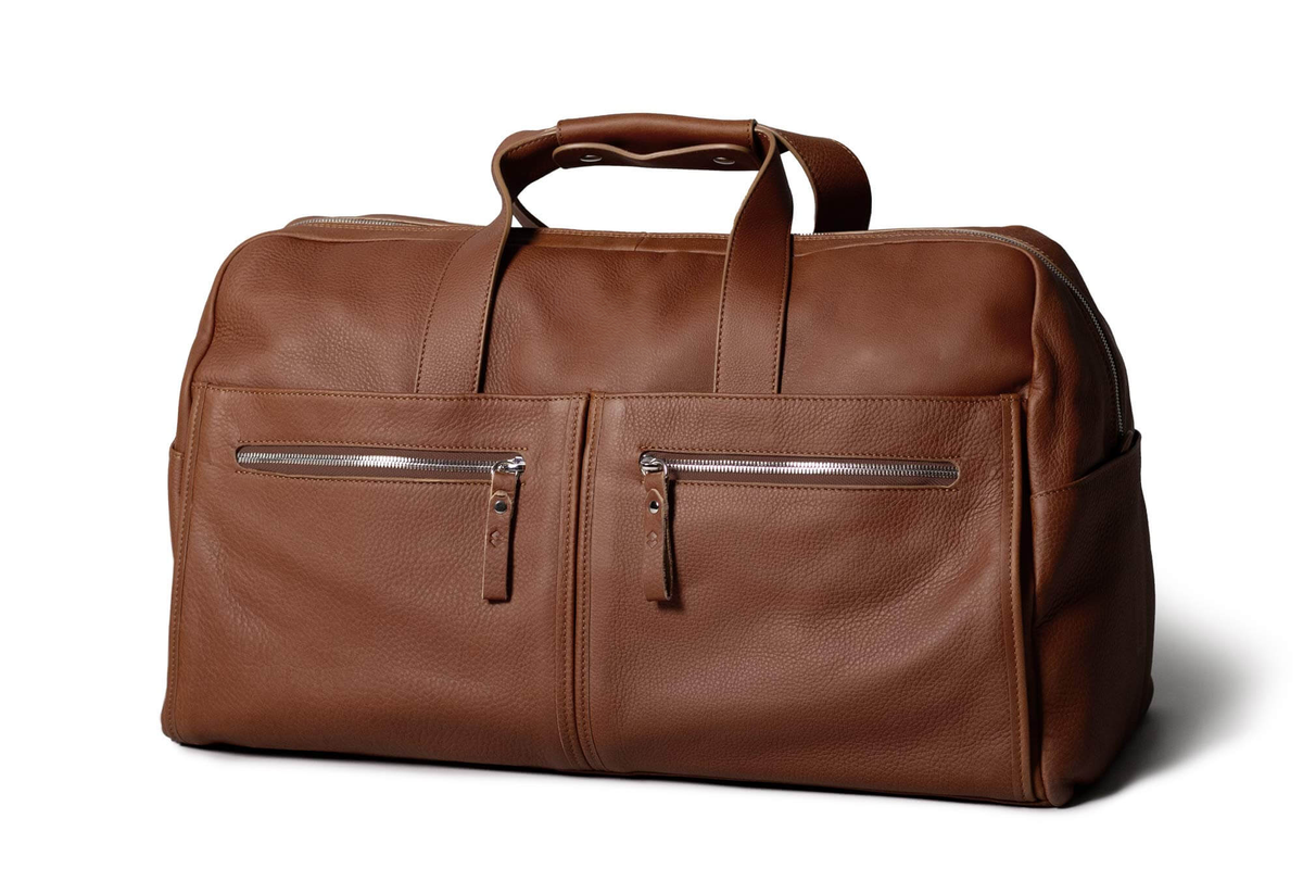 KAKAVY Leather Weekender Bag — product view 1