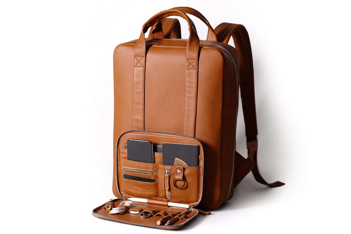 KAKAVY Modular Leather Backpack — product view 1