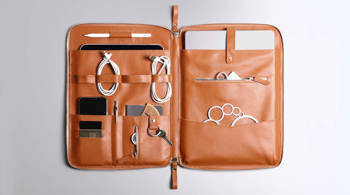 KAKAVY Nomad Organiser for iPad Pro 13" & MacBook Pro 13" / 14” — feature detail 18