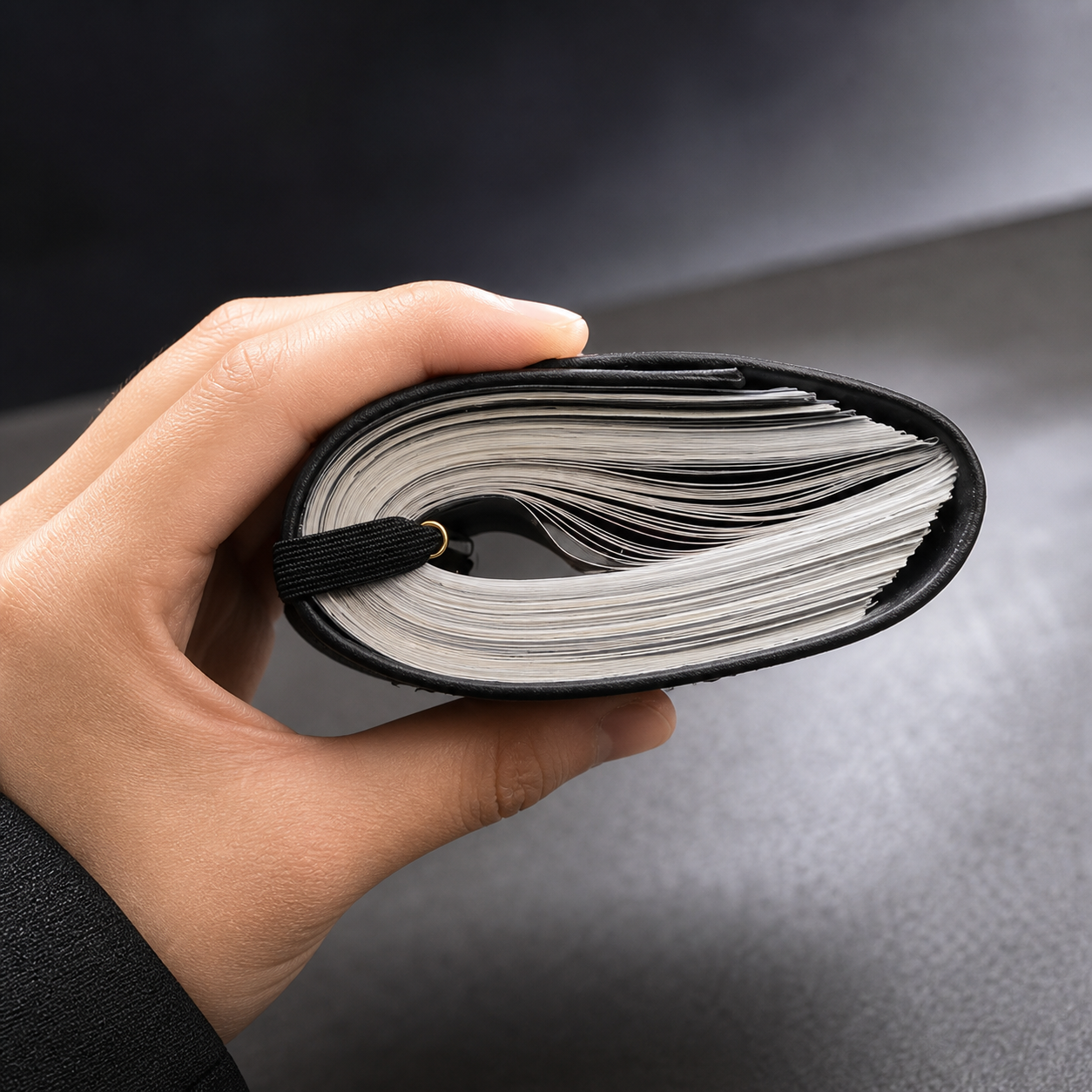 Full Grain Leather Cash Roll Wallet