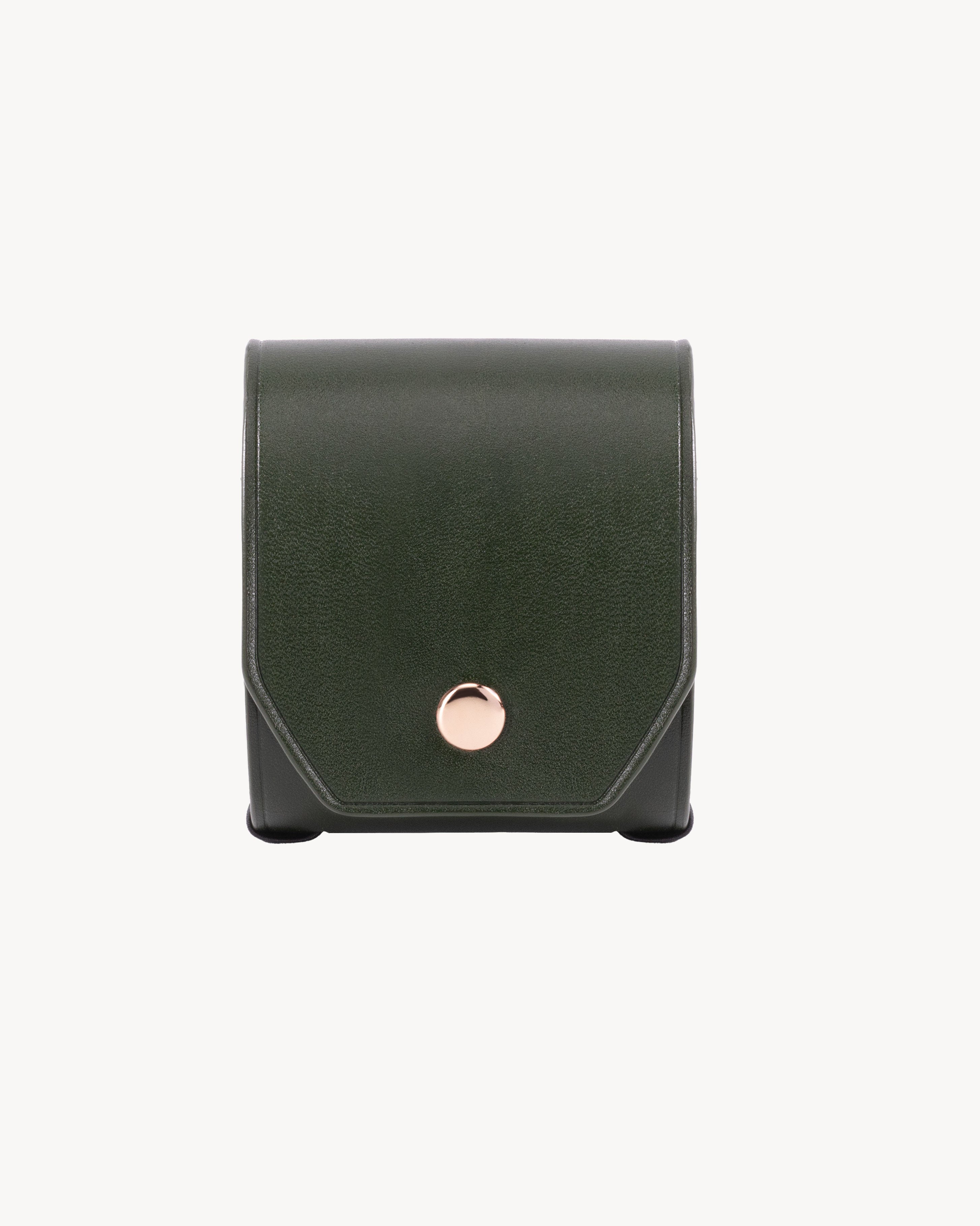 Forest Green Full Grain Leather Cash Wrap Wallet - Forest Green