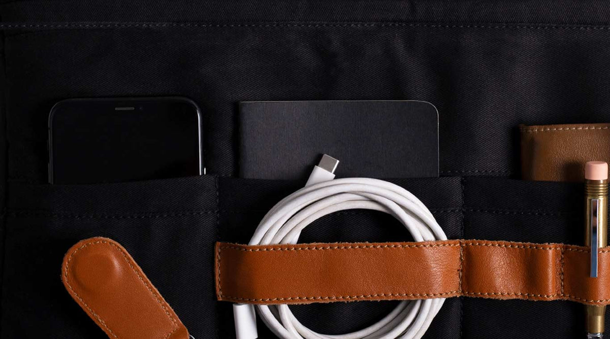 KAKAVY Messenger-taske i læder til MacBook — funktionsdetaljer 21