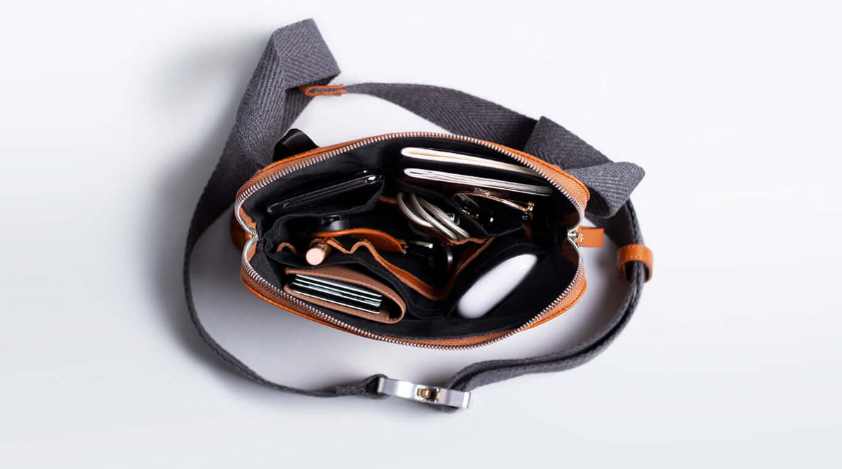 KAKAVY Leather Sling Bag — feature detail 25