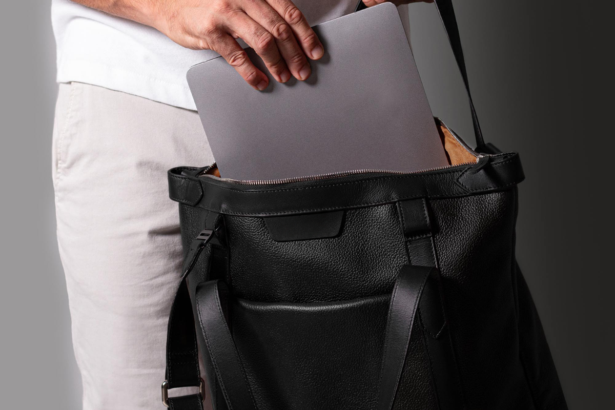 KAKAVY Leather Tote Bag — product view 10