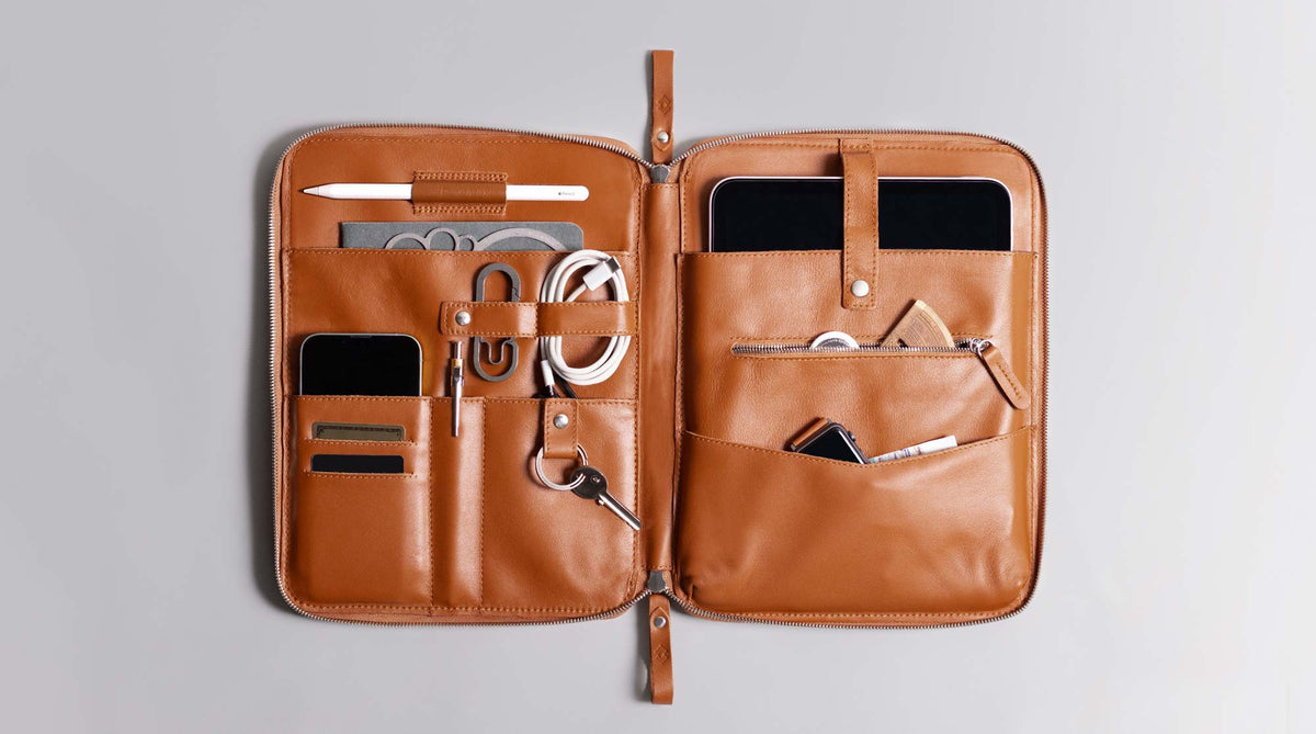 KAKAVY Organisateur Nomad pour iPad Pro 11", 10,5", 10,2" et 9,7" — détail des fonctionnalités 22